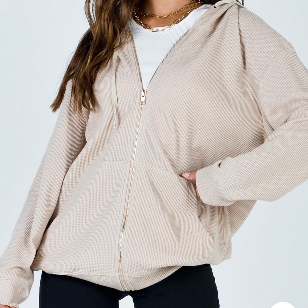 Princess Polly Audrey Oversized Zip Up Jacket